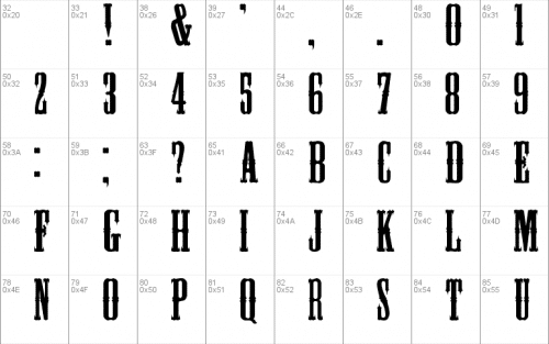 Blackhawk Font 1