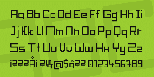 Blockhead Font 2