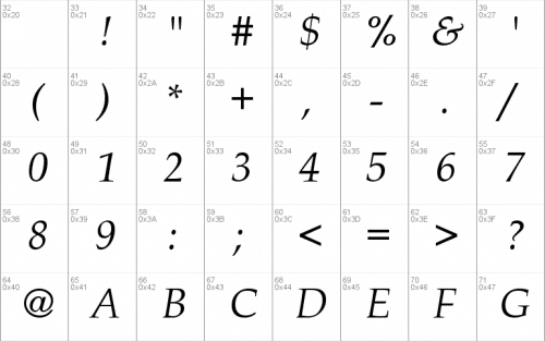 Book Antiqua Font