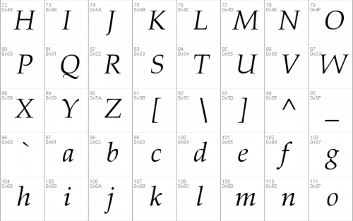 Book Antiqua Font 1