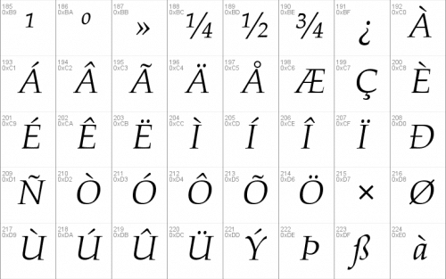 Book Antiqua Font 3