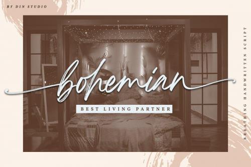 Breathing Signature Brush Font 8