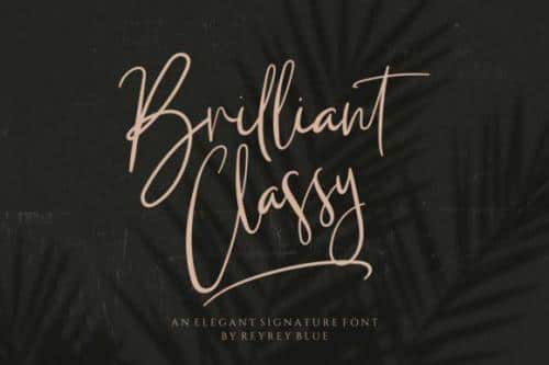 Brilliant Classy Script Font