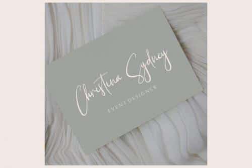 Brilliant Classy Script Font  9