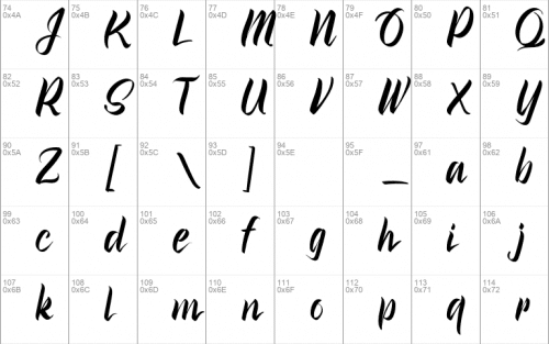 Brush Fila Font 1