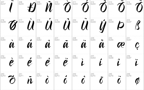 Brush Fila Font 3
