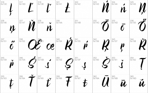 Brush Fila Font 5