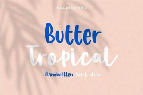 Butter Tropical Script Font