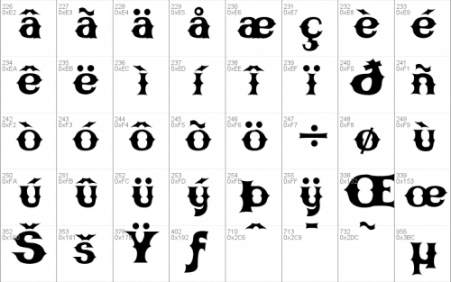CBGB Font  6