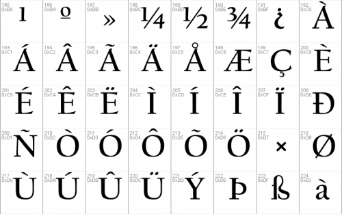Californian FB Font 3