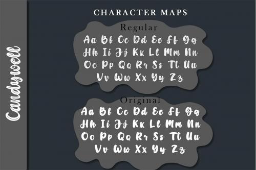 Candywell Brush Font 7