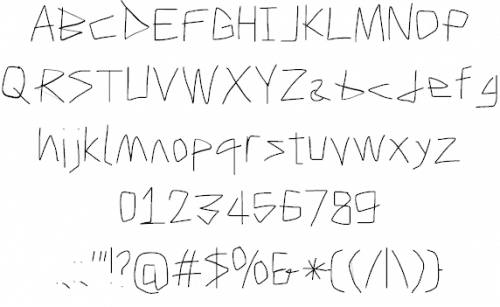 Caveman Font 4
