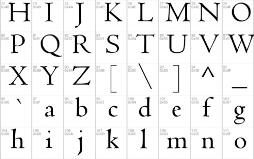Centaur Font 1