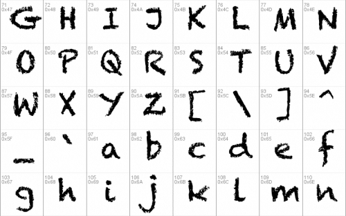 Chalkduster Font Font 1