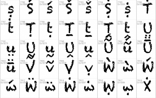 Chalkduster Font Font 11