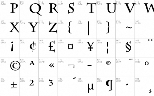 Charlemagne Std Font 2