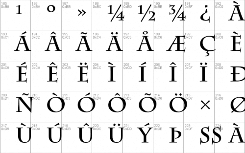 Charlemagne Std Font 3