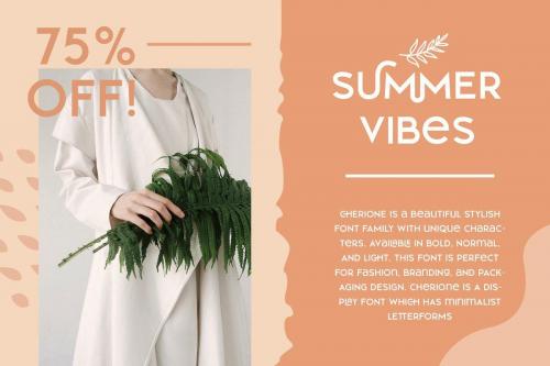 Cherione Sans Serif Font Family 1