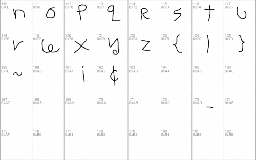 Child's Handwriting Font 3