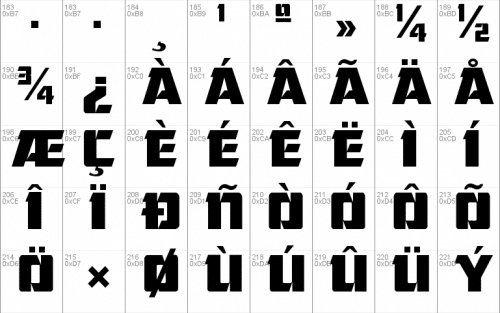 Chisel Font 9