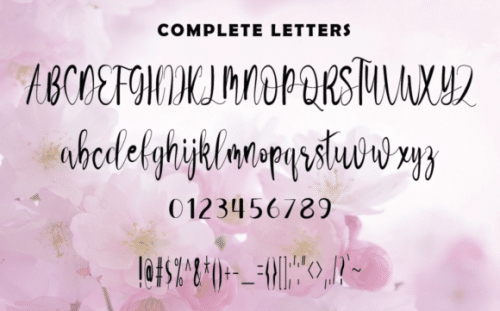 Christmas Ball Script Font 3