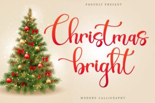 Christmas Bright Calligraphy Font