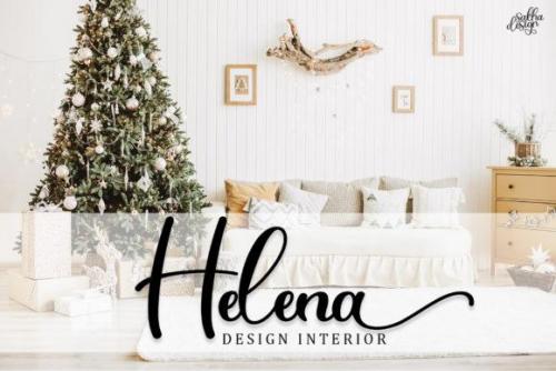 Christmas History Calligraphy Font 3