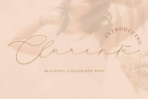 Clarinta Calligraphy Font