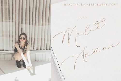 Clarinta Calligraphy Font 10