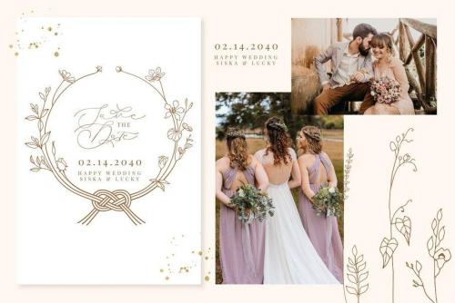 Clarinta Calligraphy Font 4