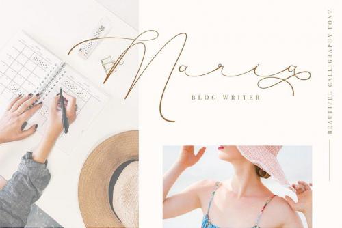 Clarinta Calligraphy Font 8