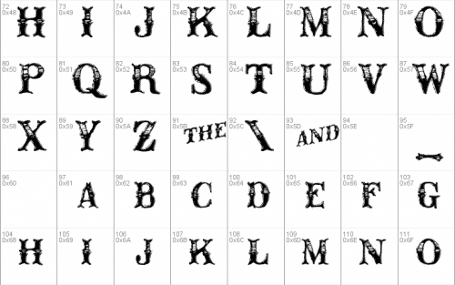 Cm Old Western Font 1
