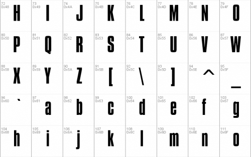 Compacta BT Font 1