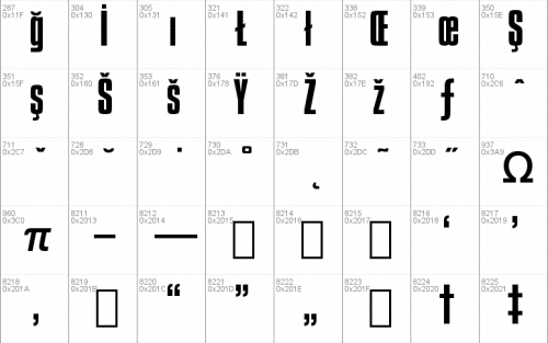 Compacta BT Font 5