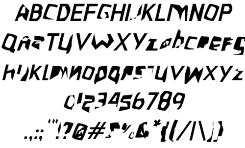Crazy Punk Font 1