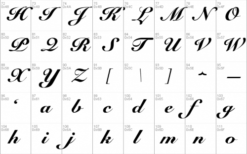 Cursive-Elegant Font 1