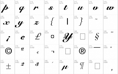 Cursive-Elegant Font 2