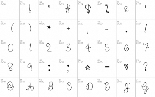 Curvy font 1