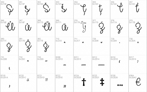 Curvy font 6