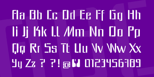Danger Font 2