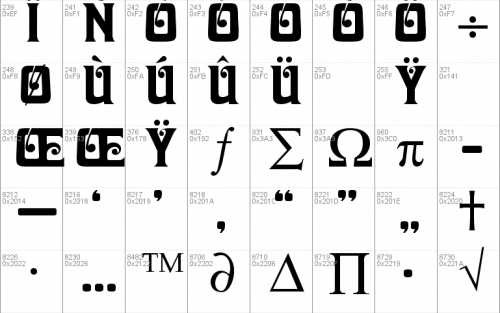 Davida Bold Font 4