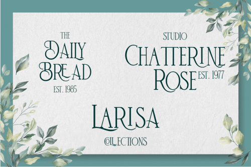 De Bambeet Serif Typeface 1