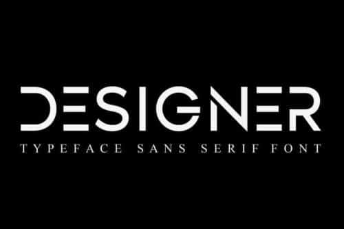 Designer Display Font