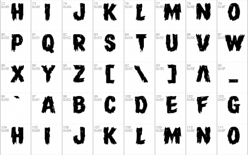Dire Wolf Font 1