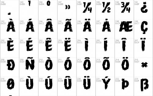 Dire Wolf Font 3