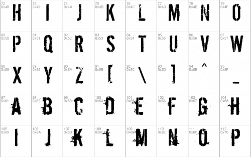 Dirty Ego Font 2