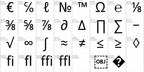 Droid Sans Font 23