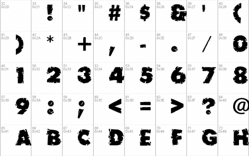Earthquake Font