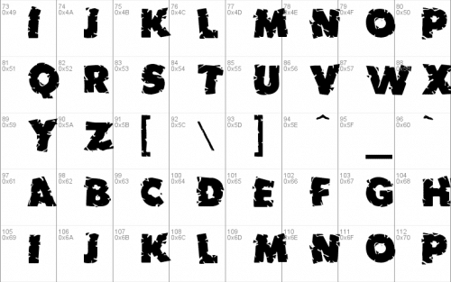 Earthquake Font 1