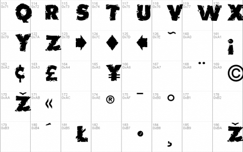 Earthquake Font 2